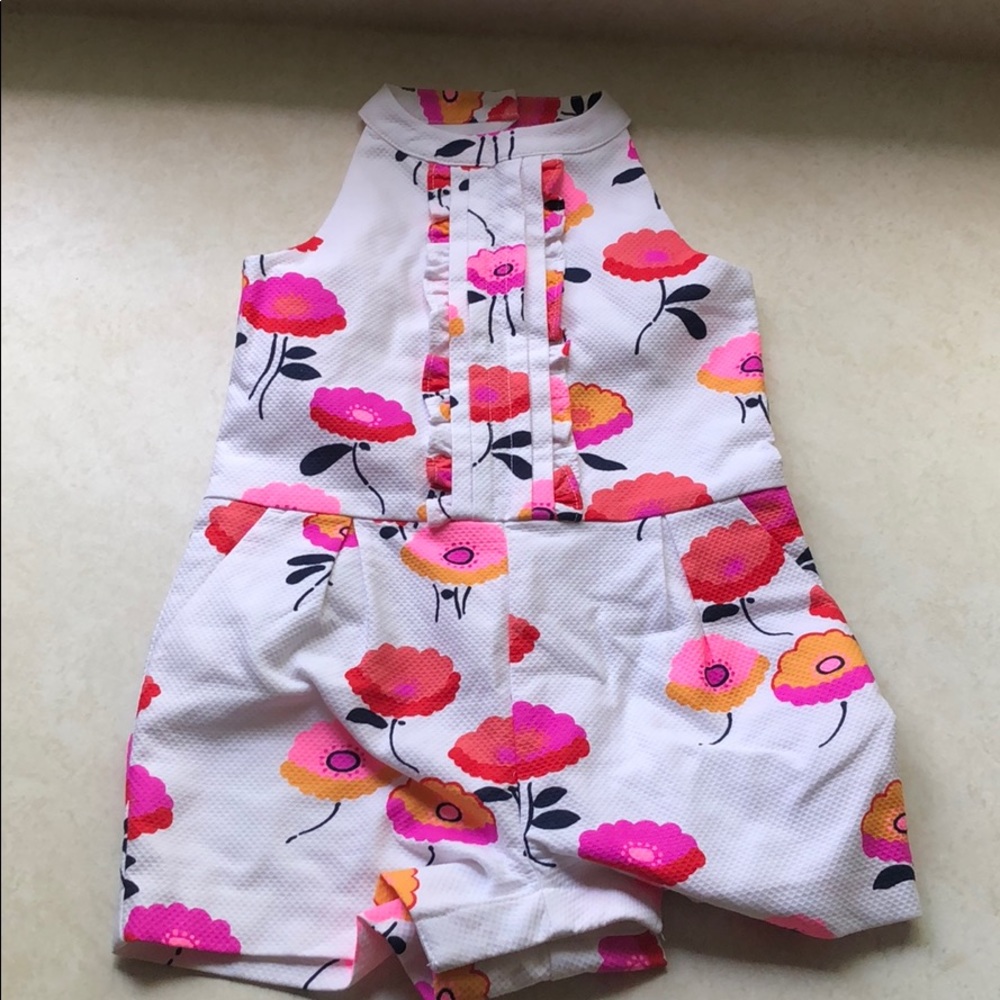 Janie and Jack Floral Romper